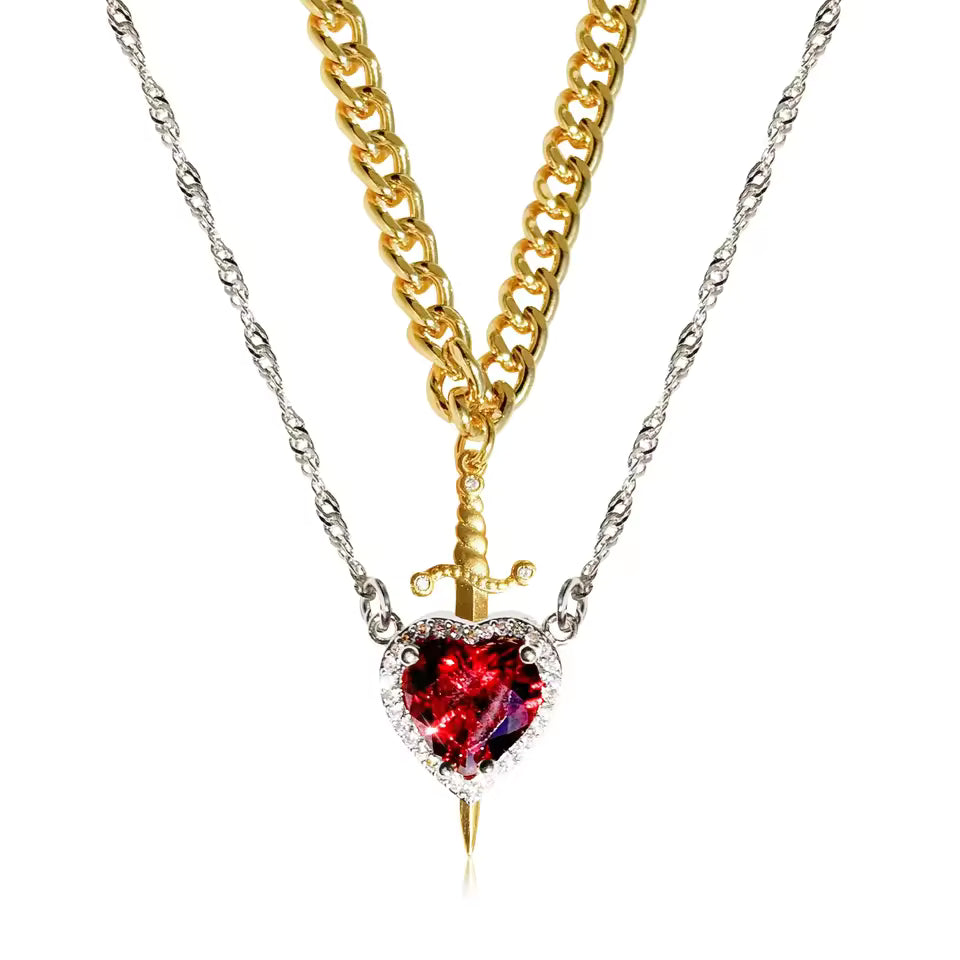 Bound By Heart Necklace Set
