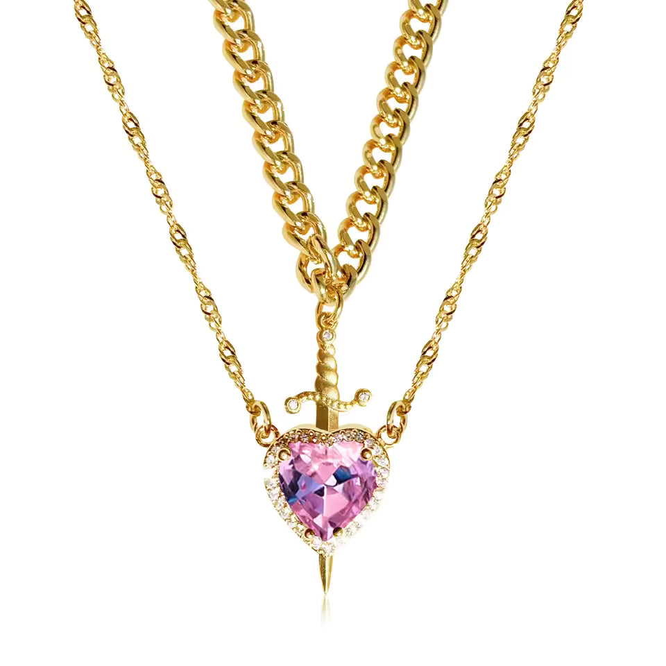 Pierce of Love Necklace Set