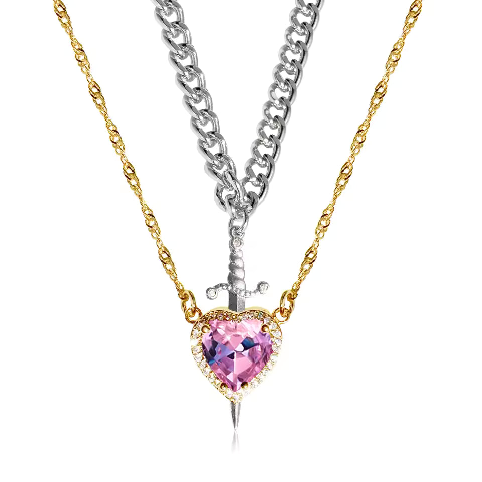 Pierce of Love Necklace Set