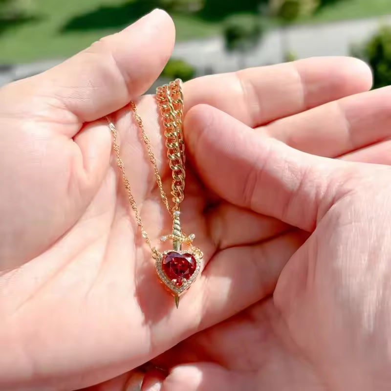 Bound By Heart Necklace Set